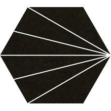 Cerlat Compostela Hex С000553708 Compostela Hex Negro gres porcelanato 22,5x25,9 cm, Espanha, hidráulica - foto 1 - foto 1