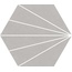 Cerlat Compostela Hex С000553709 Compostela Hex Perla porcelain tile 22,5x25,9 cm, Spain, hydraulic - photo 1