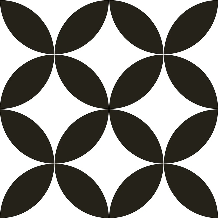 Cerlat Tokio С000556786 Tokio 22 Negro porcelain tile 22,5x22,5 cm, Spain, hydraulic - photo 1 Cerlat Tokio С000556786 Tokio 22 Negro porcelain tile 22,5x22,5 cm, Spain, hydraulic - photo 1