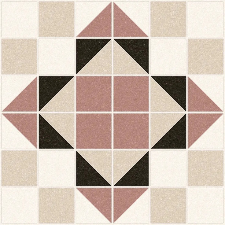 Cerlat Vera С000598382 Vera 22 Rosso porcelain tile 22,5x22,5 cm, Spain, hydraulic - photo 1 Cerlat Vera С000598382 Vera 22 Rosso porcelain tile 22,5x22,5 cm, Spain, hydraulic - photo 1