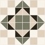 Cerlat Vera С000598383 Vera 22 Verde porcelain tile 22,5x22,5 cm, Spain, hydraulic - photo 1