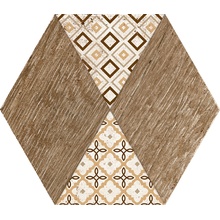Cerlat Yukon С000562109 Yukon Hex Beige gres porcelanato 22,5x25,9 cm, Espanha, hidráulica - foto 1 - foto 1