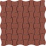 CE.SI. Butterfly 5FB025050REBF-524 Gres( ) Mosaico 30x30 cm, Italia - foto 1