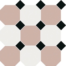 CE.SI. Full Body Bicolore Su Rete/Octagon Agata|Fluoro /Carbonio 3, Mosaico 32x32 cm, Italia - foto 1 - foto 1