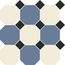 CE.SI. Full Body Bicolore Su Rete/Octagon Sodio|Zafiro |Carbonio 3, Mosaic 32x32 cm, Italy - photo 1