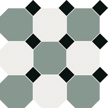CE.SI. Full Body Bicolore Su Rete/Octagon Giada|Fluoro /Carbonio 3, Mosaico 32x32 cm, Italia - foto 1 - foto 1