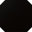 CE.SI. Metro 5MA200200OT-32 ottagono nero porcelain tile 20x20 cm, Italy, monochrome - photo 1