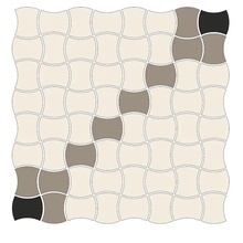 CE.SI Butterfly С000593938 Decoro_G_sodio/xeno/carbonio(2,5x2,5)_Nan Mosaïque 30x30 cm, Italie, monocolore - photo 1 - photo 1