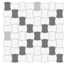 CE.SI Butterfly С000593775 Decoro_F_1fluoro/2allumino/3zaffiro(2,5x2,5)_Nan Mosaïque 30x30 cm, Italie, monocolore - photo 1 - photo 1
