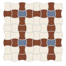 CE.SI Butterfly С000593940 Decoro_C_sodio/gres/zaffiro(2,5x2,5) Mosaïque 30x30 cm, Italie, monocolore - photo 1 - photo 1