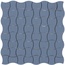 CE.SI Butterfly С000544070 5FB025050REBF-528_Zaffiro(2,5X5) Mosaico 30x30 cm, Italia, monocolore - foto 1