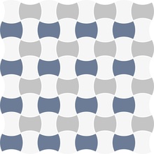 CE.SI Butterfly С000583826 Decoro_B_fluoro/alluminio/zaffiro(2,5x2,5)_Nan Мозаика 30x30 см, Италия - фото 1 - фото 1