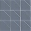 CE.SI Full Body С000619213 5FB100100OBL-533_SU_RETE_10X10_astratto_obliquo_acqua gres porcelánový 10x10 cm, Itálie - fotografie 1