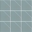 CE.SI Full Body С000619207 5FB100100OBL-532_SU_RETE_10X10_astratto_obliquo_ossido porcelain tile 10x10 cm, Italy - photo 1
