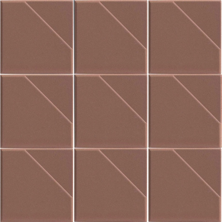 CE.SI Full Body С000619219 5FB100100OBL-534_SU_RETE_10X10_astratto_obliquo_ruggine porcelain tile 10x10 cm, Italy - photo 1 CE.SI Full Body С000619219 5FB100100OBL-534_SU_RETE_10X10_astratto_obliquo_ruggine porcelain tile 10x10 cm, Italy - photo 1