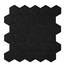 CE.SI Full Body С000433302 5FB050050REES-506_Fullbody_mosaici(5X5)_Exagon_carbonio Mozaikk 31x31 cm, Italia, monokrom - foto 1 - foto 1