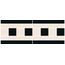 CE.SI Full Body С000626208 BORDURA B_01_Color1(Sodio)_Color2(Caronio) Border 15x40 cm, Italy - photo 1
