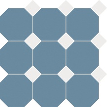 CE.SI Full Body С000576280 SuRete/Octagon_Zaffiro_9.85x9.85/Fluoro_3,5x3,5_Nan Mozaikk 32x32 cm, Italia, monokrom - foto 1 - foto 1