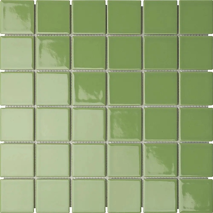 CE.SI I Colori С000612208 5LU050050RE-142_5X5SuReteLimeLucidi Mosaic 30x30 cm, Italy, monochrome - photo 1