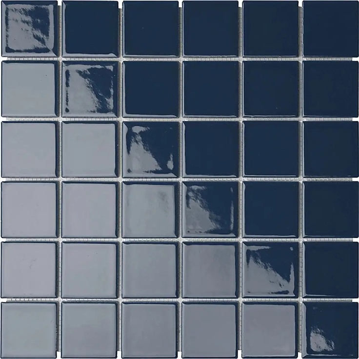 CE.SI I Colori С000631619 5LU050050RE-129_5X5SuRetePetrolioLucidi Mosaic 30x30 cm, Italy - photo 1 CE.SI I Colori С000631619 5LU050050RE-129_5X5SuRetePetrolioLucidi Mosaic 30x30 cm, Italy - photo 1