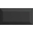 CE.SI Metro С000507685 5ME075150DM-32_Metro_dm_nero_matt Gulvflise 7,5x15 cm, Italien, monokrom - foto 1