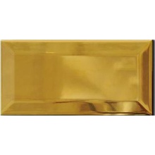 CE.SI Metro Gold Diam. azulejo de parede 7,5x15 cm, Itália, efeito metal - foto 1 - foto 1
