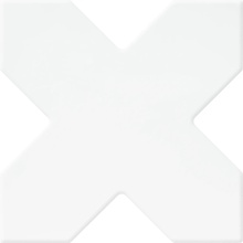 Cevica Becolors С000437767 13X13BECRWH_BeColors Cross White keramisk granitt 13,6x13,6 cm, Spania - foto 1 - foto 1