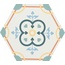 Cevica Boom С000477628 HEX14X16BOD7_Boom Dec.7 gres porcelanowy 14x16 cm, Hiszpania - zdjęcie 1
