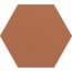 Cevica Boom С000477618 HEX14X16BORS_Raw Sienna gres porcelánový 14x16 cm, Španělsko, jednobarevný - fotografie 1