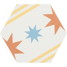 Cevica Boom С000477629 HEX14X16BOD8_Boom Dec.8 porcelænsflise 14x16 cm, Spanien - foto 1 - foto 1