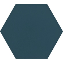 Cevica Boom С000477620 HEX14X16BOIT_Indian Teal porcelænsflise 14x16 cm, Spanien, monokrom - foto 1 - foto 1