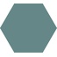 Cevica Good Vibes С000369809 HEX15X17GVGRE_Good Vibes Green porcelænsflise 14x16 cm, Spanien, monokrom - foto 1