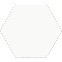 Cevica Good Vibes С000369804 HEX15X17GVWHI_Good Vibes White keramisk granitt 14x16 cm, Spania, monokrom - foto 1 - foto 1