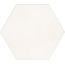 Cevica Manhattan Hex С000498591 15X15HEXPORWHI_Manhattan Hex White stěnová dlaždice 15x17 cm, Španělsko, jednobarevný - fotografie 1