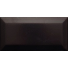 Cevica Metro С000336027 BI75X15MENEMA_MetroNegroMate Wandfliese 7,5x15 cm, Spanien, monochrom - Foto 1 - Foto 1