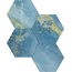 Cevica Rock Star С000610173 00000023906_ROCK STAR ONICE BLUE 14X16 (HEX.) grès cérame 14x16 cm, Espagne, onyx - photo 1