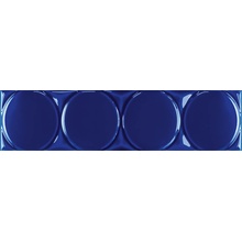 Cevica Waves С000585273 24394_Waves Circle Cobalt 11,25×45 azulejo de parede 11,25x45 cm, Espanha, monocromático - foto 1 - foto 1