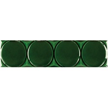 Cevica Waves С000585274 24393_Waves Circle Copper Green 11,25×45 azulejo de parede 11,25x45 cm, Espanha, monocromático - foto 1 - foto 1