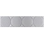 Cevica Waves С000585276 24392_Waves Circle Micro Chip 11,25×45 Wandfliese 11,25x45 cm, Spanien, monochrom - Foto 1