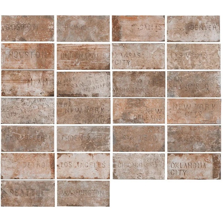 Cir Chicago С000294424 1047422_CityMixOldChicago10X20 grès cérame 10x20 cm, Italie, brique - photo 1 Cir Chicago С000294424 1047422_CityMixOldChicago10X20 grès cérame 10x20 cm, Italie, brique - photo 1