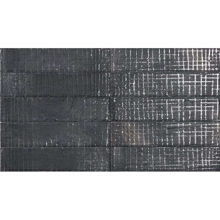 Cir City С000612554 1088857_SquaresBlackMix6,5x29 gres porcelánový 6,5x29 cm, Itálie, cihla - fotografie 1 Cir City С000612554 1088857_SquaresBlackMix6,5x29 gres porcelánový 6,5x29 cm, Itálie, cihla - fotografie 1