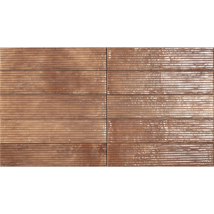 Cir City С000612560 1088852_LinesBrownMix6,5x29 gres porcelánový 6,5x29 cm, Itálie, cihla - fotografie 1 Cir City С000612560 1088852_LinesBrownMix6,5x29 gres porcelánový 6,5x29 cm, Itálie, cihla - fotografie 1