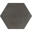 Cir Italica С000603301 1086934_EsagonaTerraArsa porcelænsflise 24x27,7 cm, Italien, kotto - foto 1