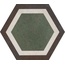 Cir Italica С000603314 1087202_EsagonaTerraModernaVerde gres porcelánový 24x27,7 cm, Itálie, kotto - fotografie 1