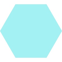 Codicer Basic Hex 25 С000398617 Basic Aqua Hex 25 porcelain tile 22x25 cm, Spain, monochrome - photo 1 - photo 1