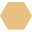 Codicer Basic Hex 25 С000610143 Basic Mango Hex 25 porcelain tile 22x25 cm, Spain, monochrome - photo 1