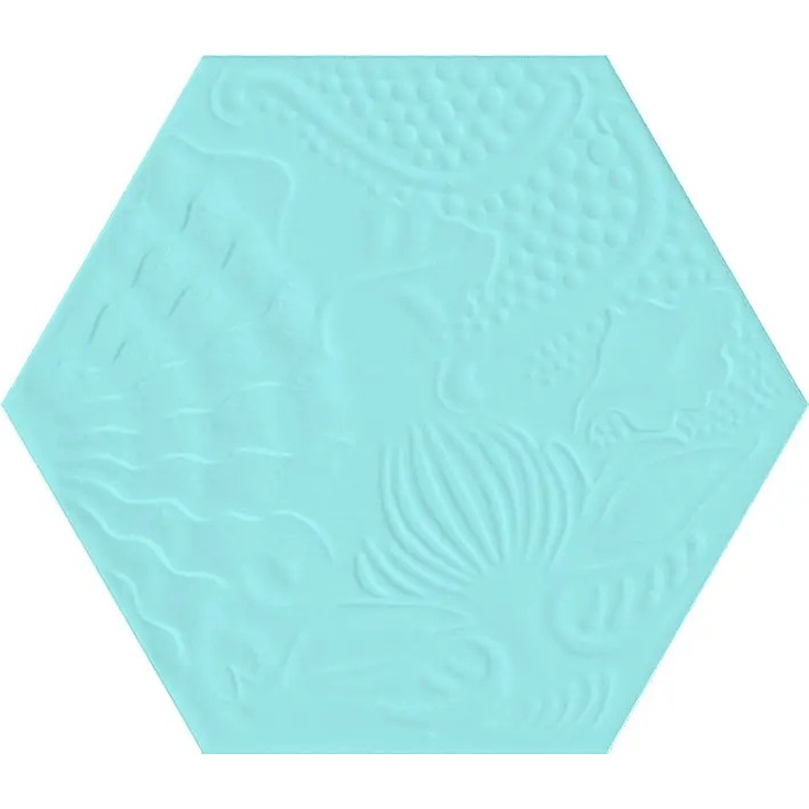 Codicer Gaudi Lux С000477744 GAUDI LUX AQUA HEX 25 porcelain tile 22x25 cm, Spain, monochrome - photo 1 Codicer Gaudi Lux С000477744 GAUDI LUX AQUA HEX 25 porcelain tile 22x25 cm, Spain, monochrome - photo 1