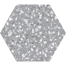 Codicer Venice Hex 25 С000435175 VENICE SILVER HEX25 porcelain tile 22x25 cm, Spain, terrazzo - photo 1 - photo 1