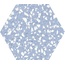 Codicer Venice Hex 25 С000435174 VENICE SKY HEX25 porcelain tile 22x25 cm, Spain, terrazzo - photo 1