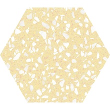 Codicer Venice Hex 25 С000435169 VENICE YELLOW HEX25 porcelain tile 22x25 cm, Spain, terrazzo - photo 1 - photo 1